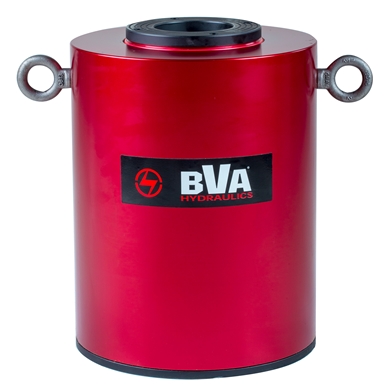 BVA Hydraulics Double Acting Hollow Hole Aluminum Cylinders HUDC10006