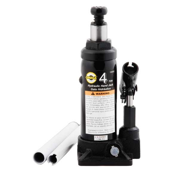 Omega Lift Equipment 10045C 4 Ton Side Pump Bottle Jack